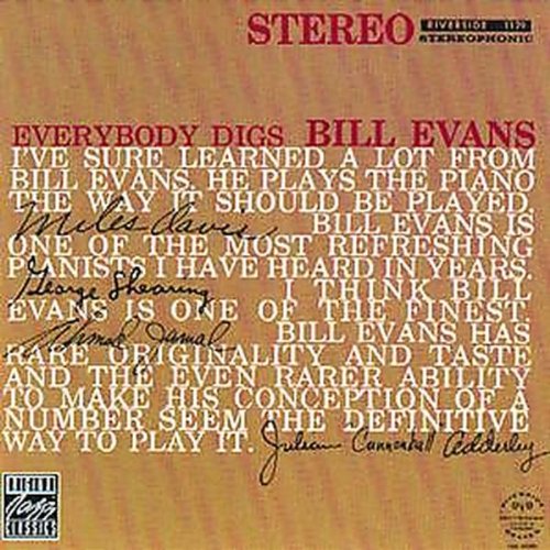 Peace Piece Everybody Digs Bill Evans